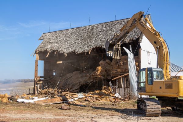Barn Demolition in West Chester