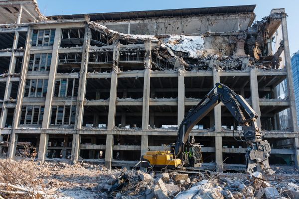 Commercial Building Demolition in West Chester